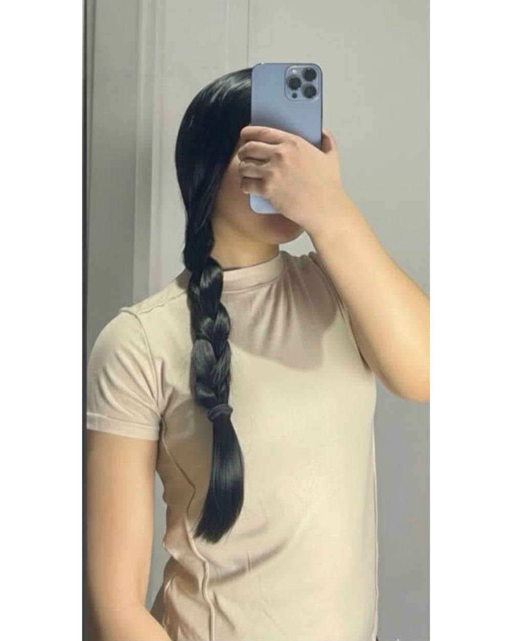 Cheveux avant la routine JASS