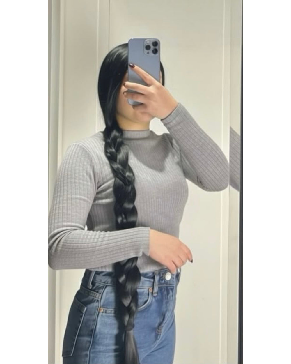 Cheveux après la routine JASS