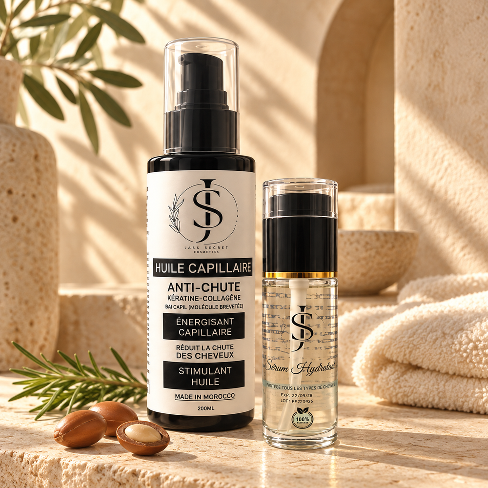 Duo JASS Nutrition & Hydratation | Huile + Sérum