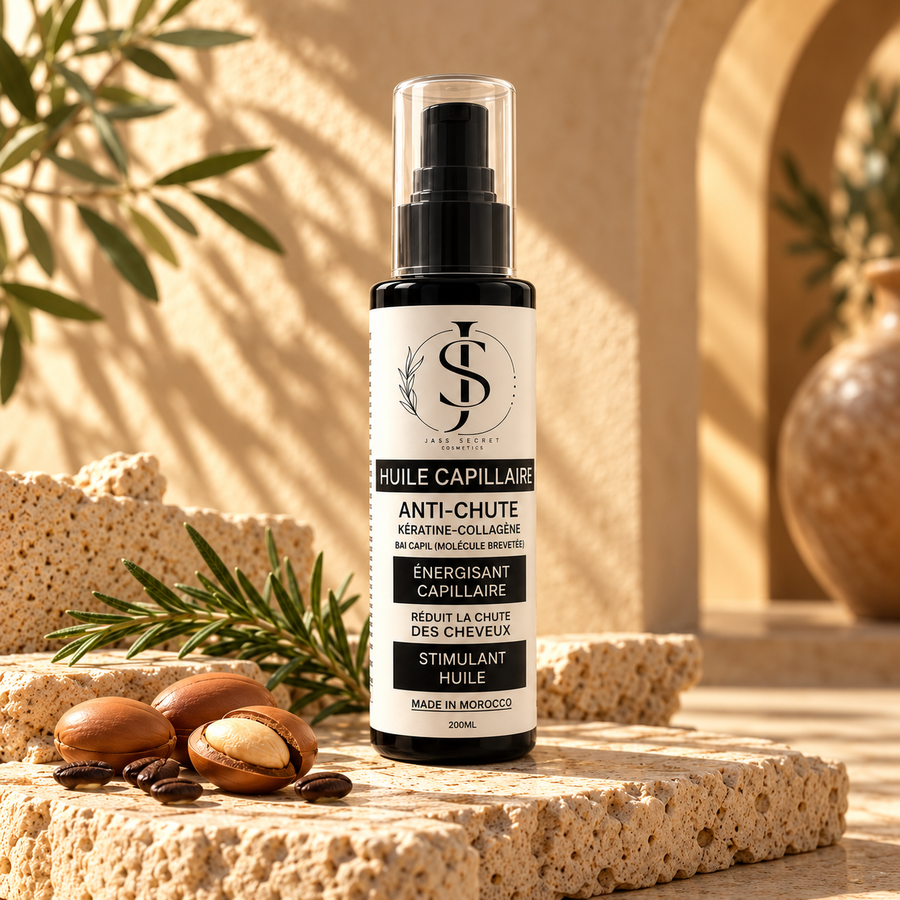 Huile Capillaire Anti-Chute 200 ml | Jass Secret Cosmetics