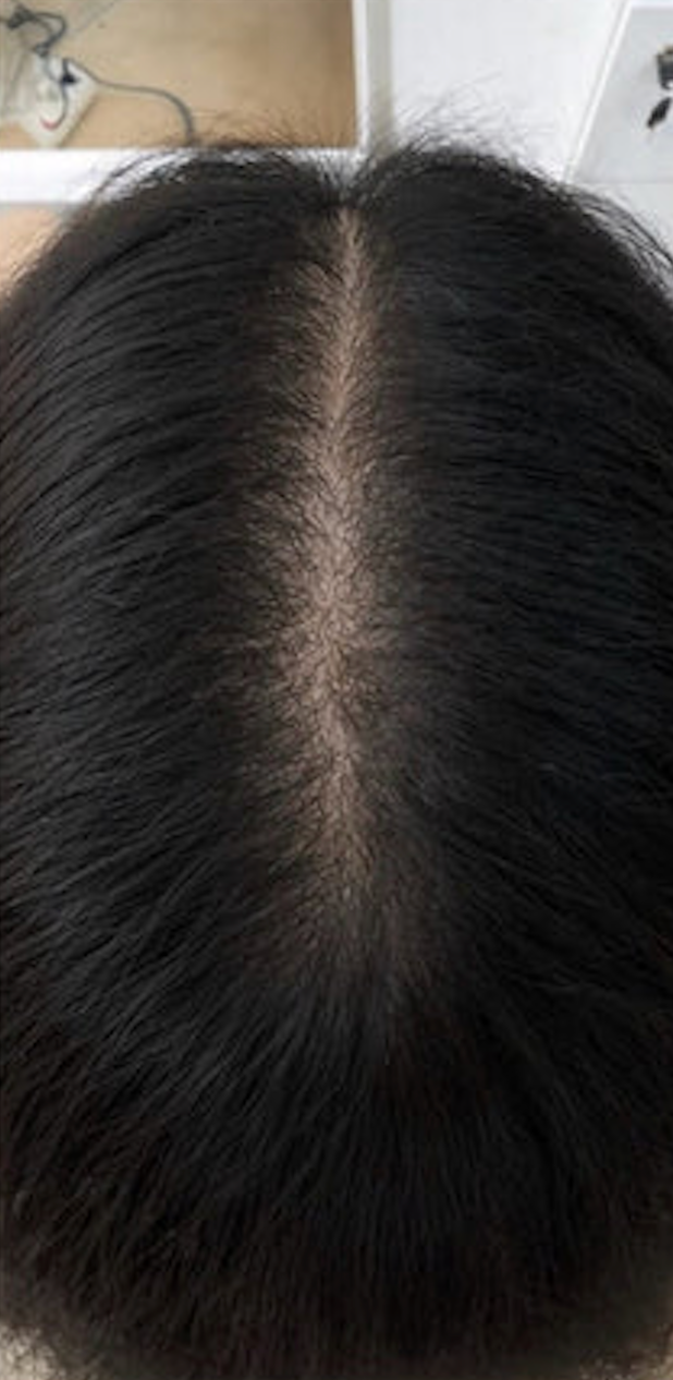 Cheveux après la routine JASS